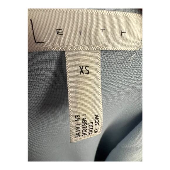 Leith Sleeveless Fit & Flare Midi Dress Icy Blue Women Size XS Pastel Minimalist - Picture 7 of 8